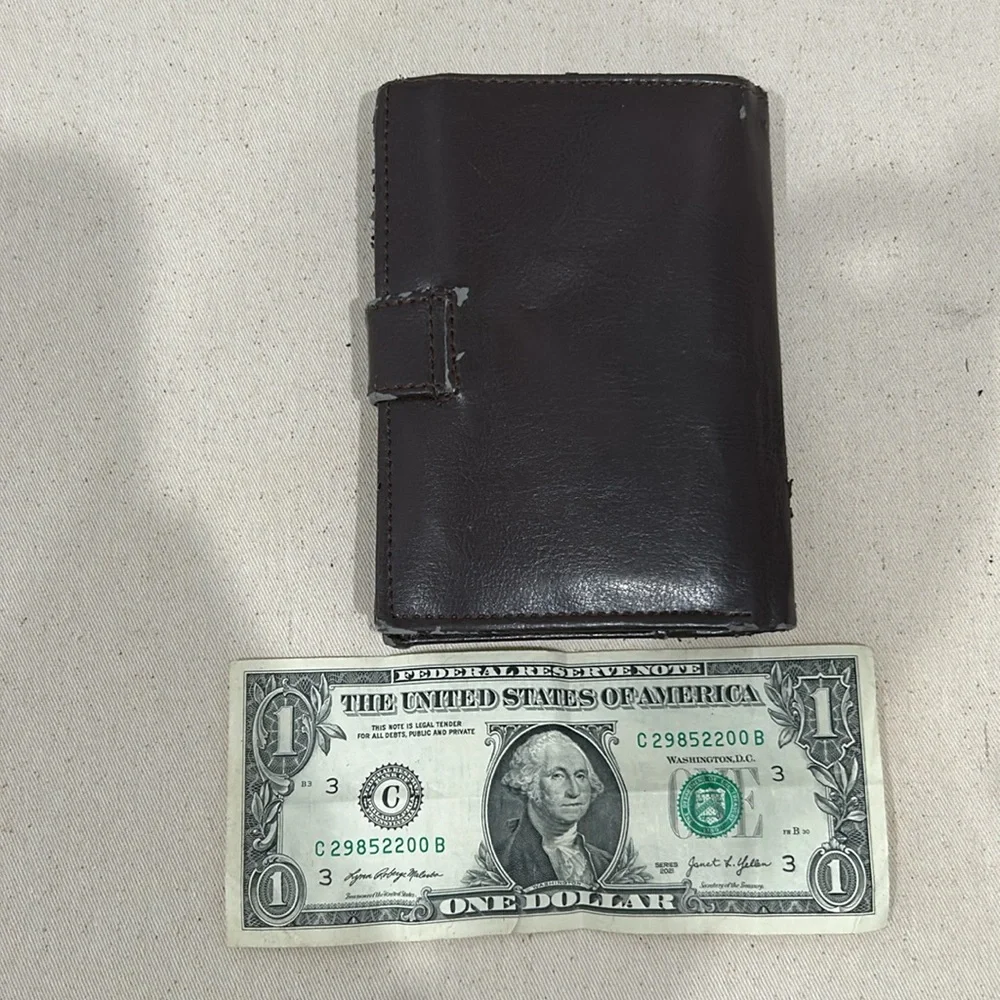 Vintage leather wallet